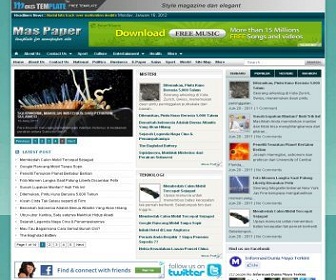 Mas Paper Blogger Template - IVYThemes.com